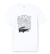 Lacoste Tshirt for men טישרט לקוסט לבנה